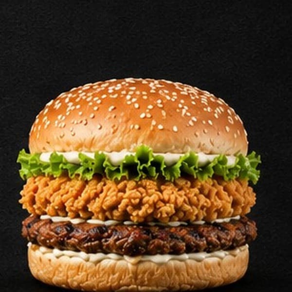 Chicken & Chapli Burger